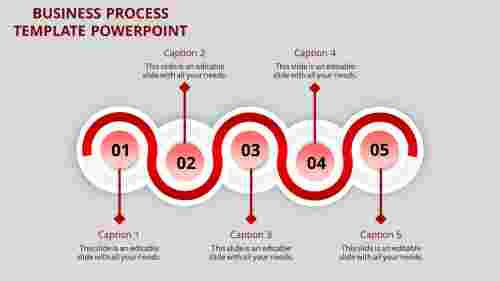 business process template powerpoint-business process template powerpoint-red-5